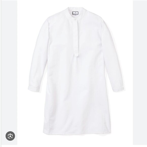 Women's Flannel Grace Nightgown in White - Picture 3 of 7